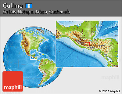 Physical Location Map of Culima