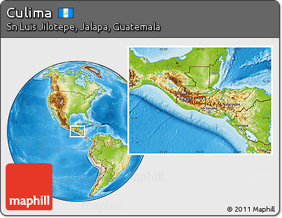 Physical Location Map of Culima
