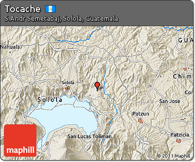 Shaded Relief 3D Map of Tocache