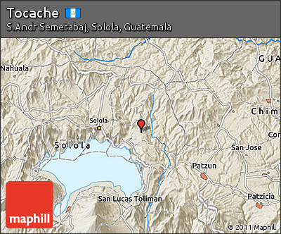 Shaded Relief 3D Map of Tocache