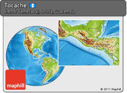Physical Location Map of Tocache