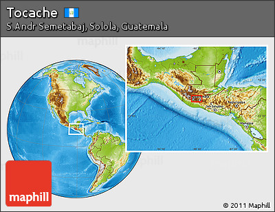 Physical Location Map of Tocache