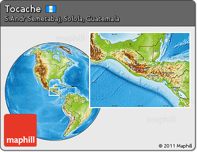 Physical Location Map of Tocache