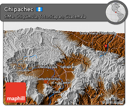 Physical 3D Map of Chipachec