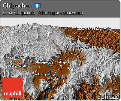 Physical 3D Map of Chipachec