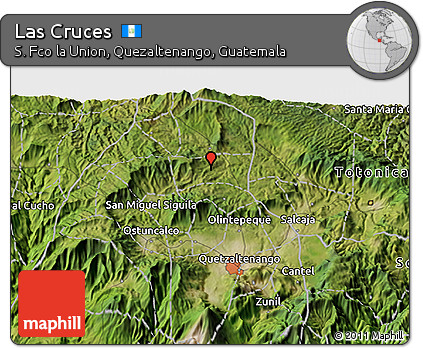 Satellite 3D Map of Las Cruces