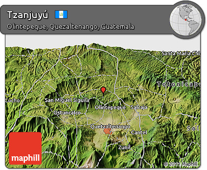 Satellite 3D Map of Tzanjuyú