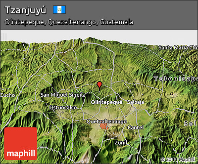 Satellite 3D Map of Tzanjuyú