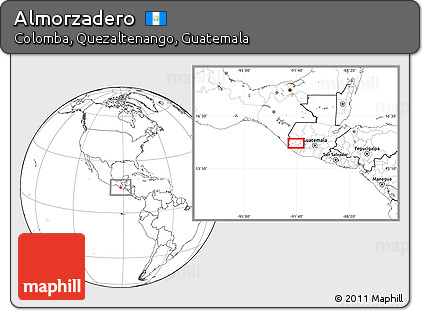 Blank Location Map of Almorzadero