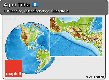 Physical Location Map of Agua Tibia