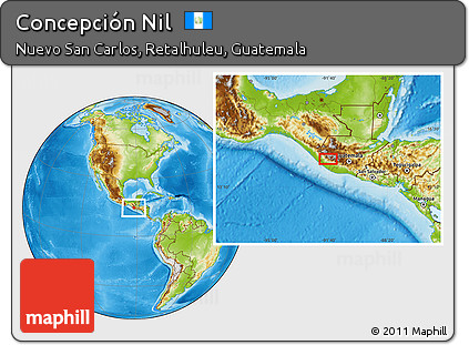 Physical Location Map of Concepción Nil