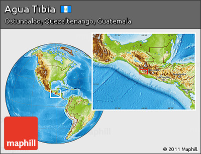 Physical Location Map of Agua Tibia
