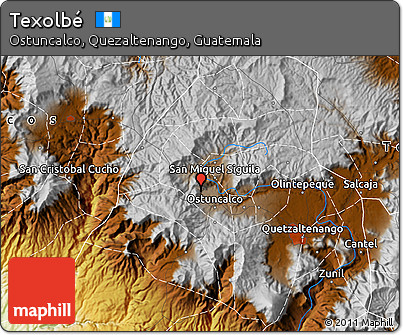 Physical Map of Texolbé