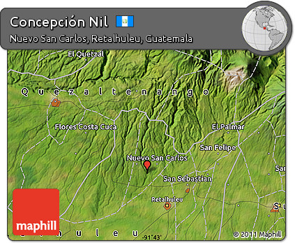 Satellite Map of Concepción Nil