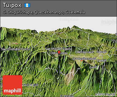 Satellite Panoramic Map of Tuipox