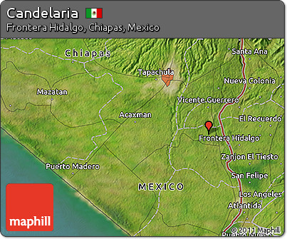 Satellite 3D Map of Candelaria