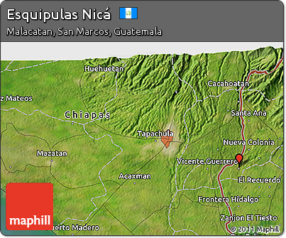 Satellite 3D Map of Esquipulas Nicá
