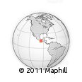 Outline Map of the Area around 14° 46' 42" N, 95° 7' 30" W, rectangular outline