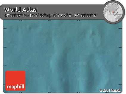 Satellite Map of the Area around 14° 46' 42" N, 96° 7' 30" E