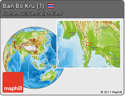 Physical Location Map of Ban Bo Kru (1)
