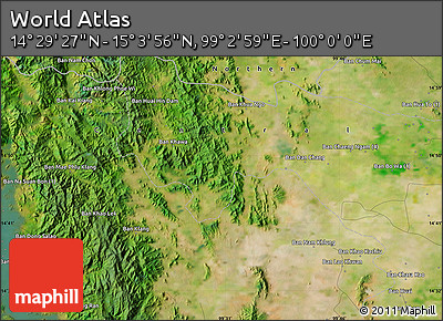 Satellite Map of the Area around 14° 46' 42" N, 99° 31' 30" E