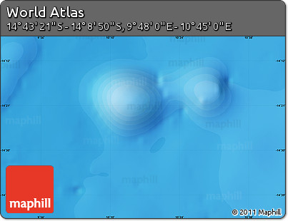 Political Map of the Area around 14° 26' 6" S, 10° 16' 30" E