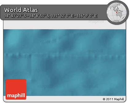 Satellite 3D Map of the Area around 14° 26' 6" S, 115° 40' 30" E