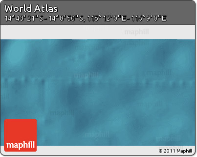 Satellite 3D Map of the Area around 14° 26' 6" S, 115° 40' 30" E
