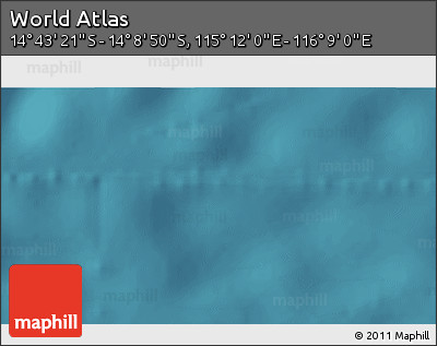 Satellite 3D Map of the Area around 14° 26' 6" S, 115° 40' 30" E