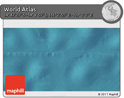 Satellite 3D Map of the Area around 14° 26' 6" S, 116° 31' 30" E