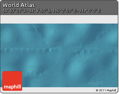 Satellite 3D Map of the Area around 14° 26' 6" S, 116° 31' 30" E