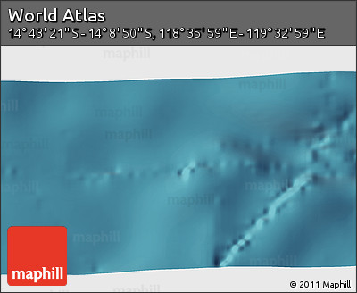 Satellite 3D Map of the Area around 14° 26' 6" S, 119° 4' 29" E