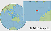 Savanna Style Location Map of the area around 14° 26' 6" S, 120° 46' 30" E