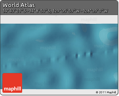 Satellite 3D Map of the Area around 14° 26' 6" S, 129° 7' 30" W