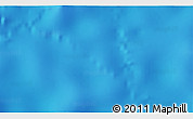 Physical 3D Map of the area around 14° 26' 6" S, 134° 13' 29" W
