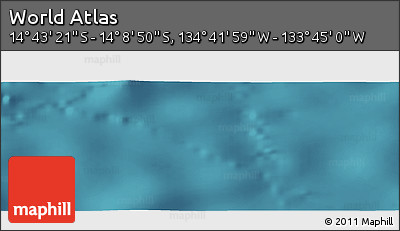 Satellite Panoramic Map of the Area around 14° 26' 6" S, 134° 13' 29" W