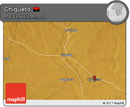 Physical 3D Map of Chiqueto