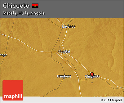 Physical 3D Map of Chiqueto