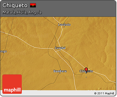 Physical 3D Map of Chiqueto