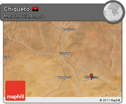 Satellite 3D Map of Chiqueto