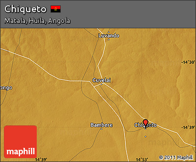 Physical Map of Chiqueto
