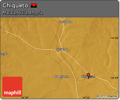 Physical Map of Chiqueto