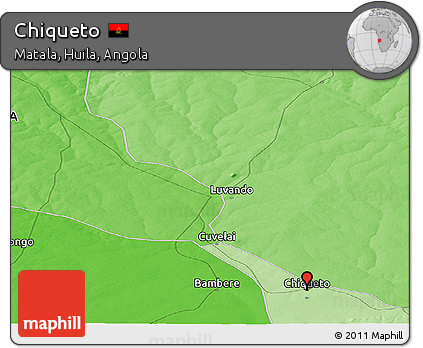 Political Panoramic Map of Chiqueto