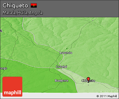Political Panoramic Map of Chiqueto