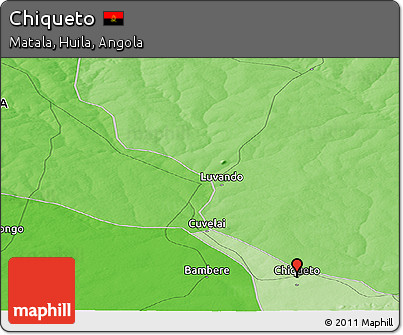 Political Panoramic Map of Chiqueto