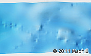 Physical 3D Map of the area around 14° 26' 6" S, 155° 37' 30" E