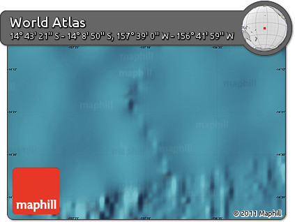 Satellite Map of the Area around 14° 26' 6" S, 157° 10' 30" W