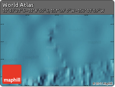 Satellite Map of the Area around 14° 26' 6" S, 157° 10' 30" W