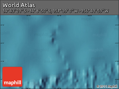 Satellite Map of the Area around 14° 26' 6" S, 157° 10' 30" W
