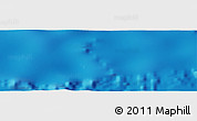 Physical Panoramic Map of the area around 14° 26' 6" S, 157° 10' 30" W